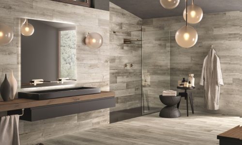 Baita: Bianco 16,5x100 Ret. Bathroom