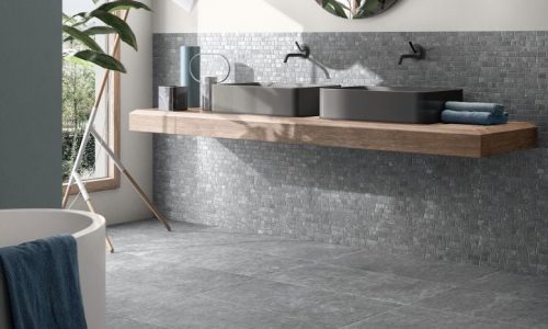 Chateau: Noir 40x80 & Mosaico Petit