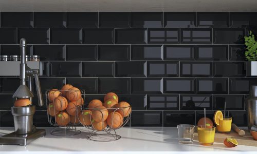 Metro Tiles: Negro 10x20_Kitchen