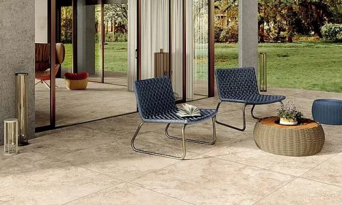 Omnia: Rapolano Beige 120x120x20mm Rett.