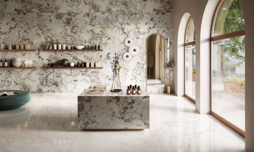 POM: Elite Floor Eden Lux 120x120Rett_Wall Patagonia Lux120x278Rett.