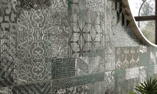 Studio50: Inserto Rococo Green 30x30