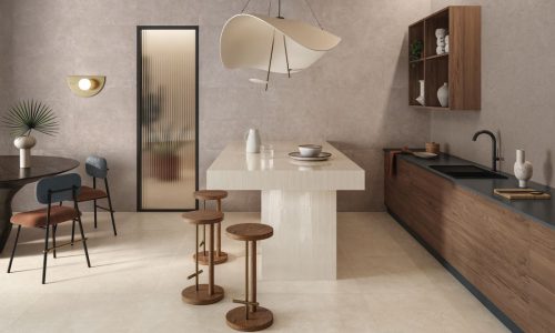 Sixty: Sabbia 80x80Rett_ Minibrick Lux Sabbia 5x15