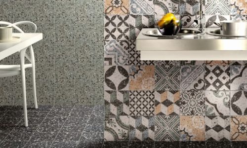 Venezia: Bianco-Nero 20x20 & San Marco Mix 20x20_Kitchen