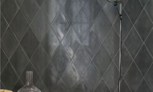 Ossidi: Grigio Glossy Rombo 18,7x32,4